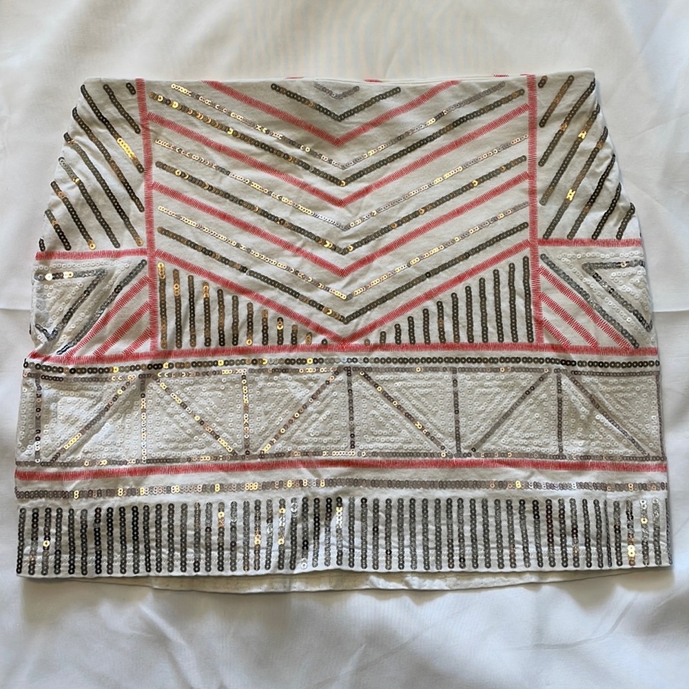 Sequence mini skirt